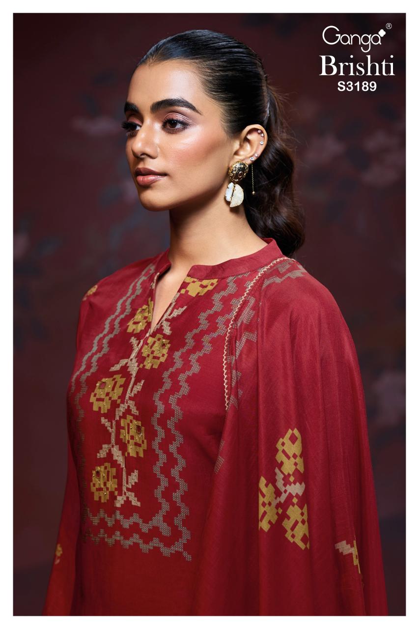 Ganga Brishti 3189 catalog mumbai wholesale salwar kameez