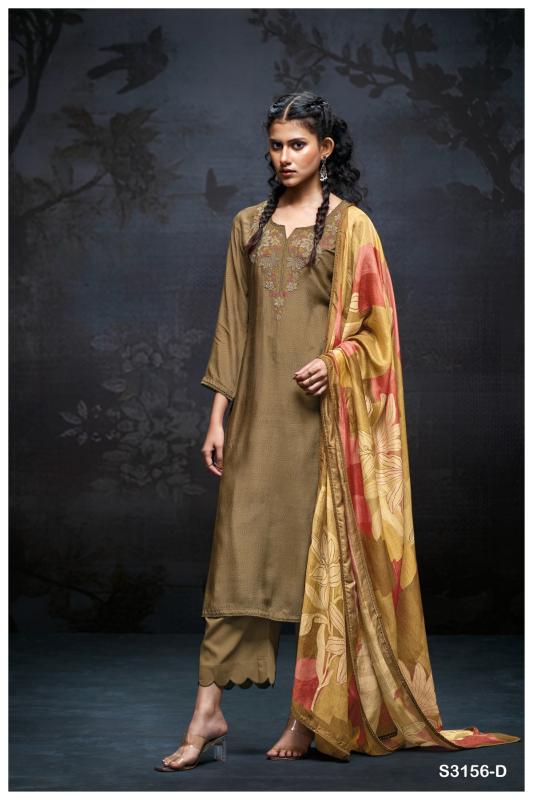 Ganga Daiva 3156 catalog unstitched salwar kameez in jaipur wholesale with price
