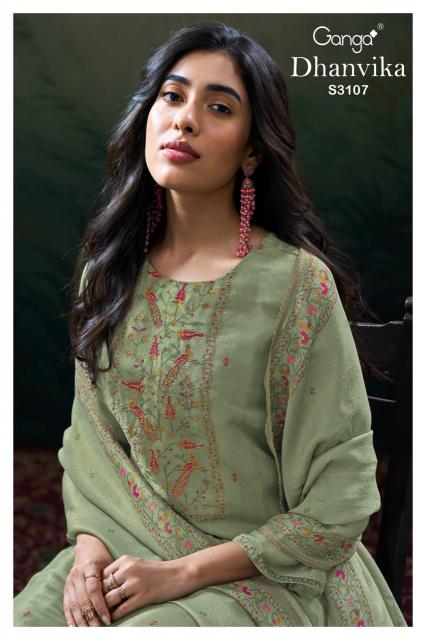Ganga Dhanvika 3107 catalog wholesale salwar kameez online