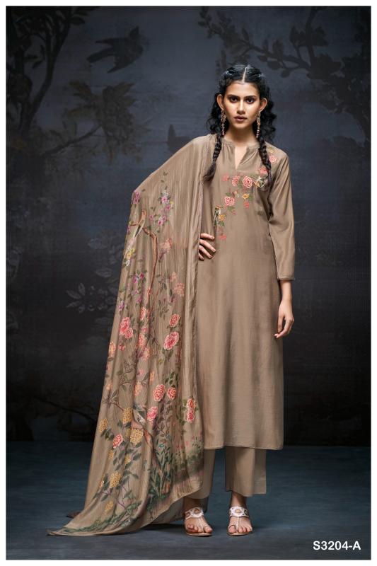 Ganga Elaine 3204 catalog wholesale salwar kameez fabric