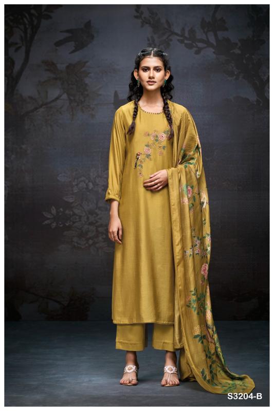 Ganga Elaine 3204 catalog wholesale salwar kameez fabric