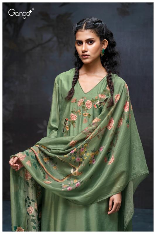 Ganga Elaine 3204 catalog wholesale salwar kameez fabric