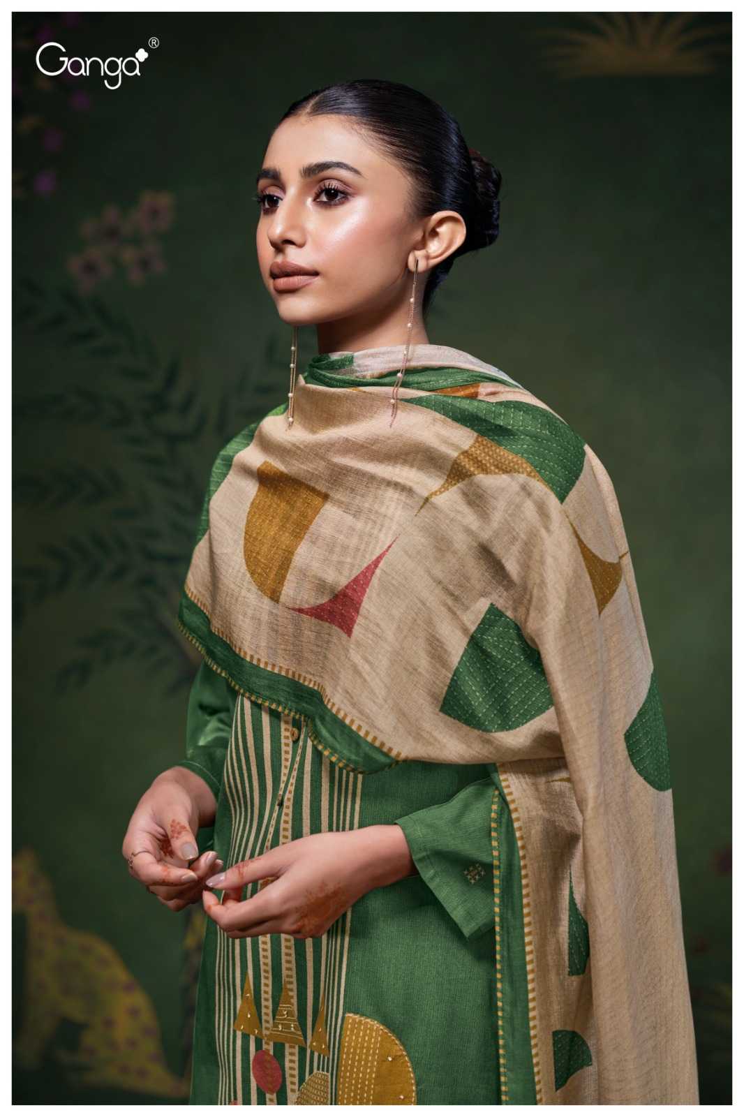 Ganga Eshleen 3759 catalog indian salwar kameez wholesaler
