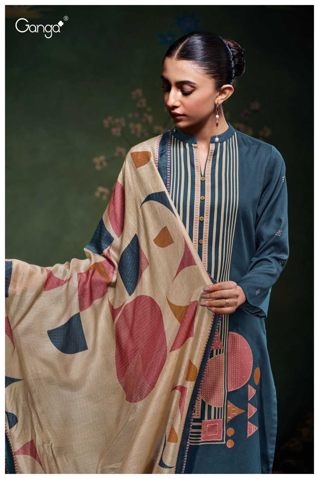 Ganga Eshleen 3759 catalog indian salwar kameez wholesaler