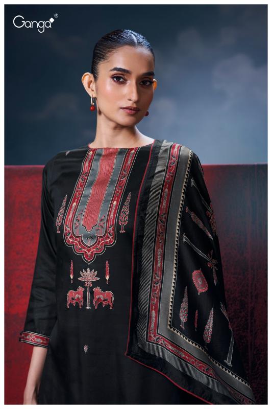 Ganga Fiyoni 3695 catalog salwar kameez wholesale market in kolkata