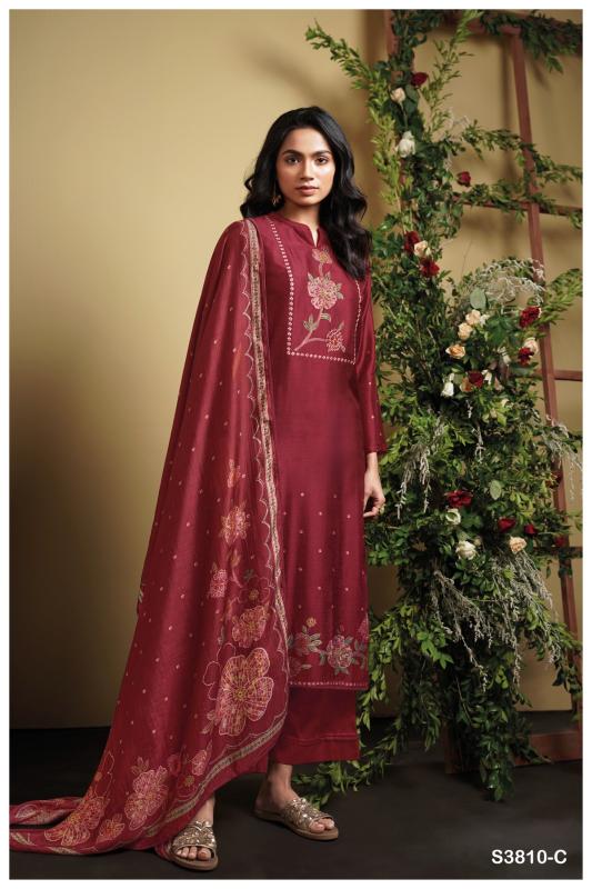 Ganga Giva 3810 catalog top office wear wholesale brand salwar kameez