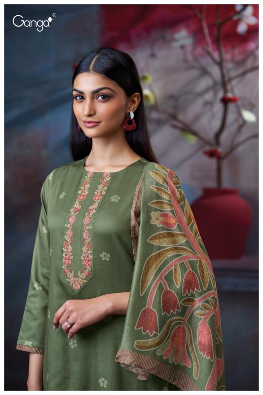 Ganga Heather 3743 catalog wholesale salwar kameez pakistani