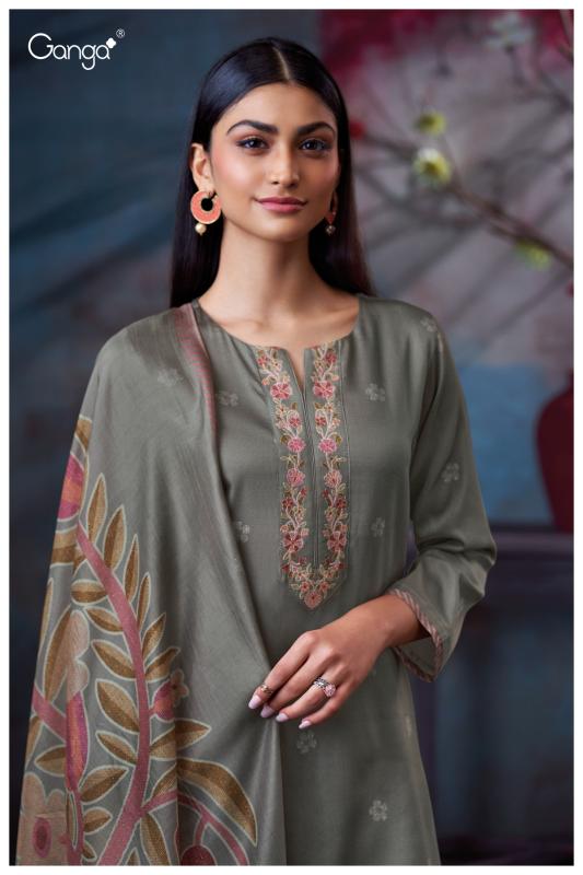 Ganga Heather 3743 catalog wholesale salwar kameez pakistani