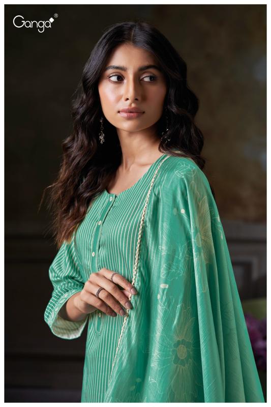 Ganga Junia 3770 catalog salwar kameez surat wholesale