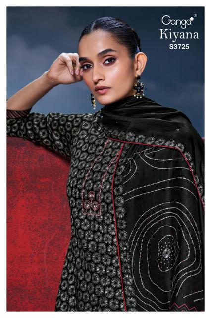 Ganga Kiyana 3725 catalog wholesale salwar kameez market in bangalore