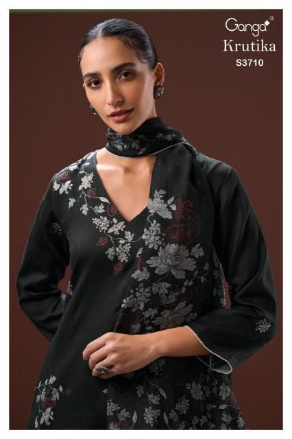 Ganga Krutika 3710 catalog online wholesale pakistani wedding salwar kameez