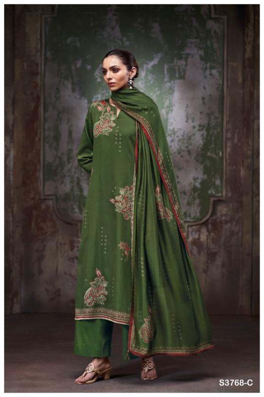 Ganga Lulia 3768 catalog wholesale salwar kameez suppliers in india
