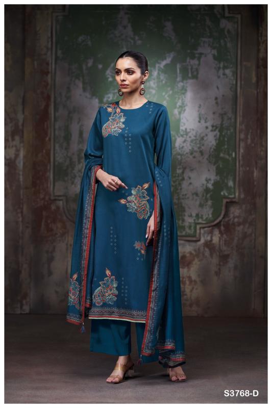 Ganga Lulia 3768 catalog wholesale salwar kameez suppliers in india