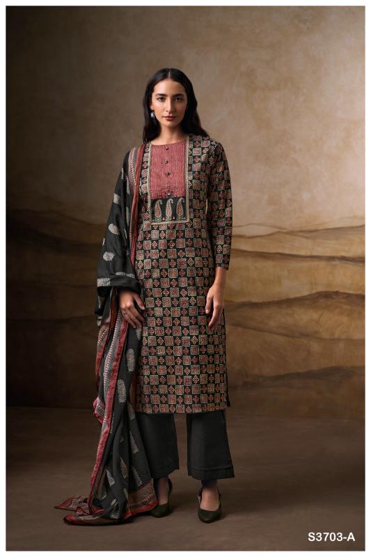 Ganga Naira 3703 catalog salwar kameez suppliers wholesale uk