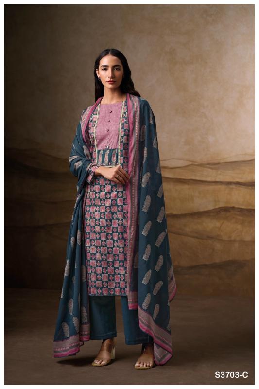 Ganga Naira 3703 catalog salwar kameez suppliers wholesale uk