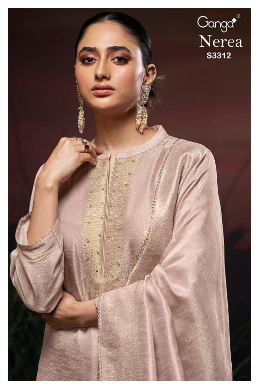 Ganga Nerea 3312 catalog wholesale salwar kameez market in kolkata