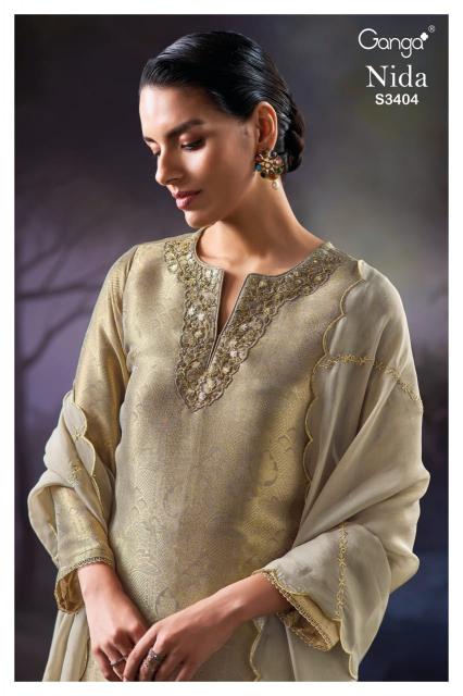 Ganga Nida 3404 catalog online wholesale salwar kameez cod avaliable