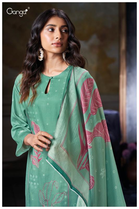 Ganga Novara 3750 catalog wholesale market of salwar kameez in kolkata