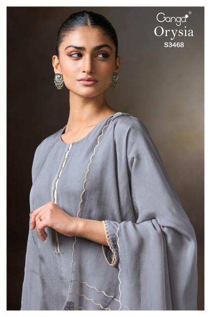 Ganga Orysia 3468 catalog salwar kameez wholesale market in ahmedabad