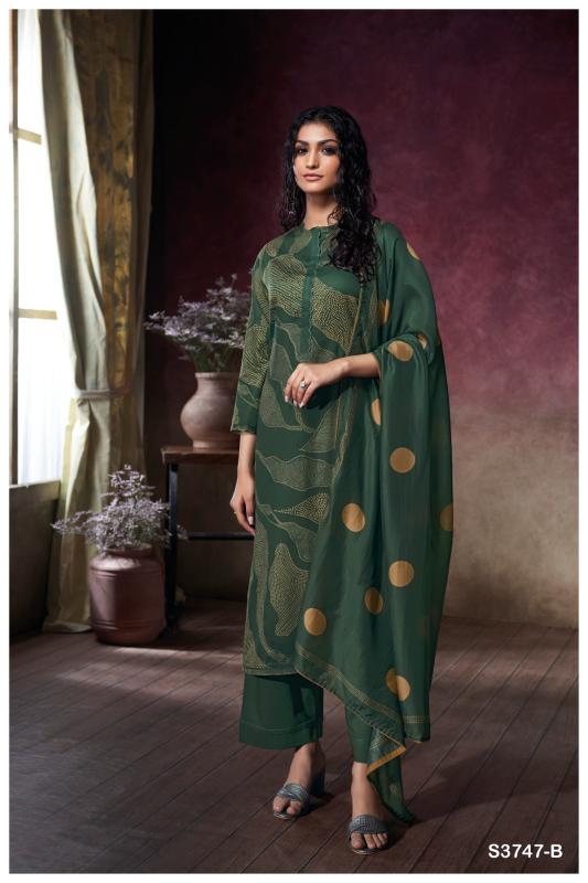 Ganga Preska 3747 catalog designer salwar kameez wholesale in chennai