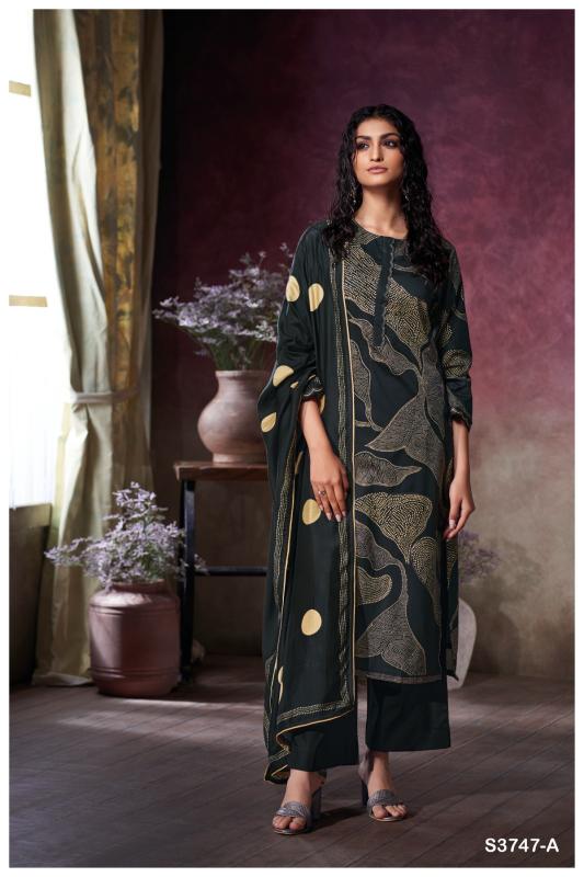 Ganga Preska 3747 catalog designer salwar kameez wholesale in chennai