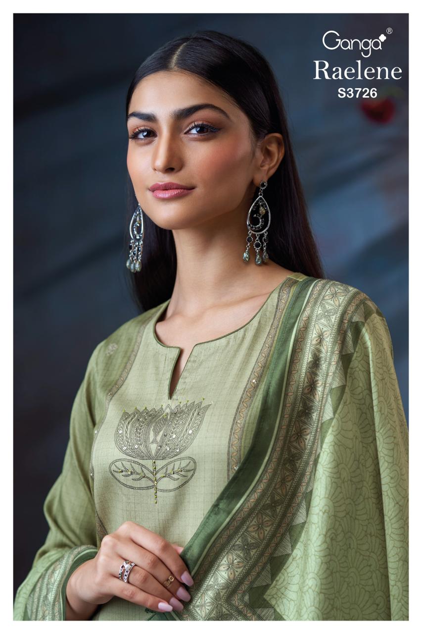 Ganga Raelene 3726 catalog india salwar kameez wholesale