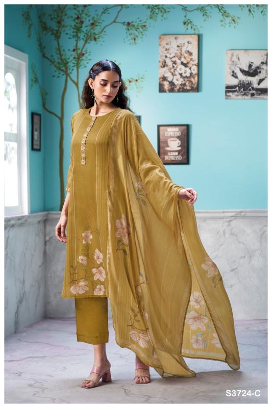 Ganga Saffira 3724 catalog wholesale salwar kameez catalogs