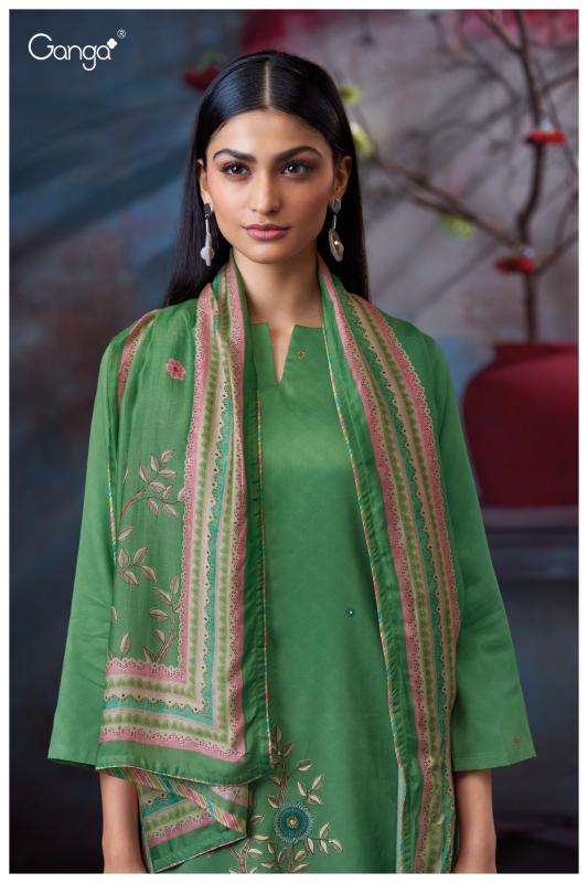 Ganga Swaalina 3722 catalog unstitched salwar kameez wholesale market in delhi