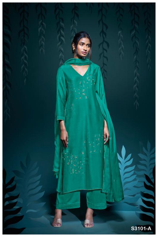 Ganga Upasana 3101 catalog indian salwar kameez wholesale