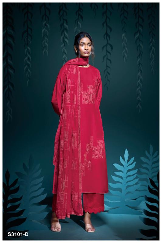 Ganga Upasana 3101 catalog indian salwar kameez wholesale
