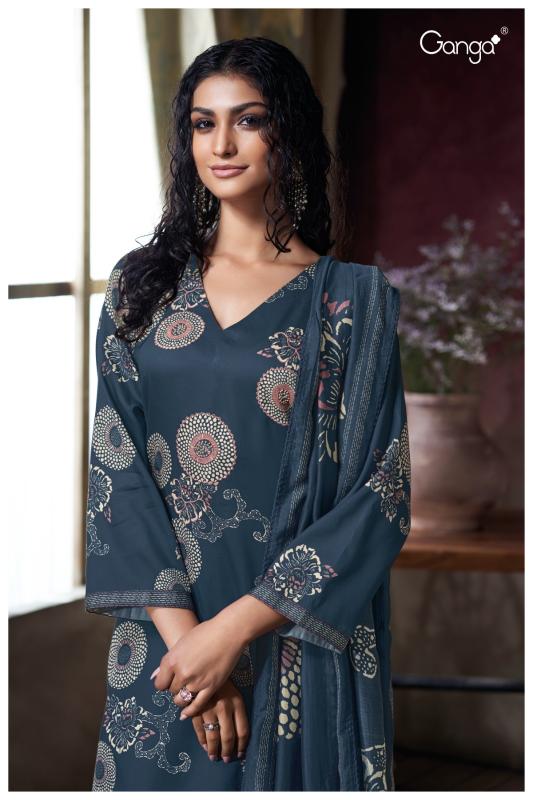 Ganga Uriah 3744 catalog designer salwar kameez wholesale in surat