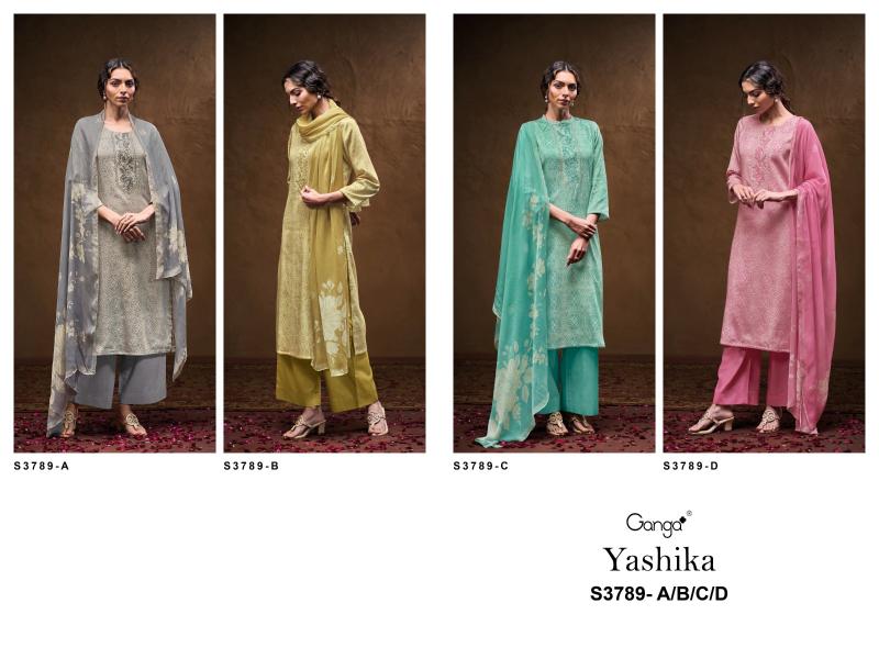Ganga Vashika 3789 catalog wholesale salwar kameez online