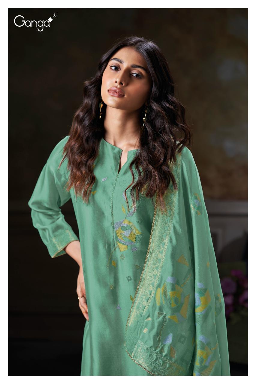 Ganga Vayla 3761 catalog salwar kameez material wholesale in mumbai