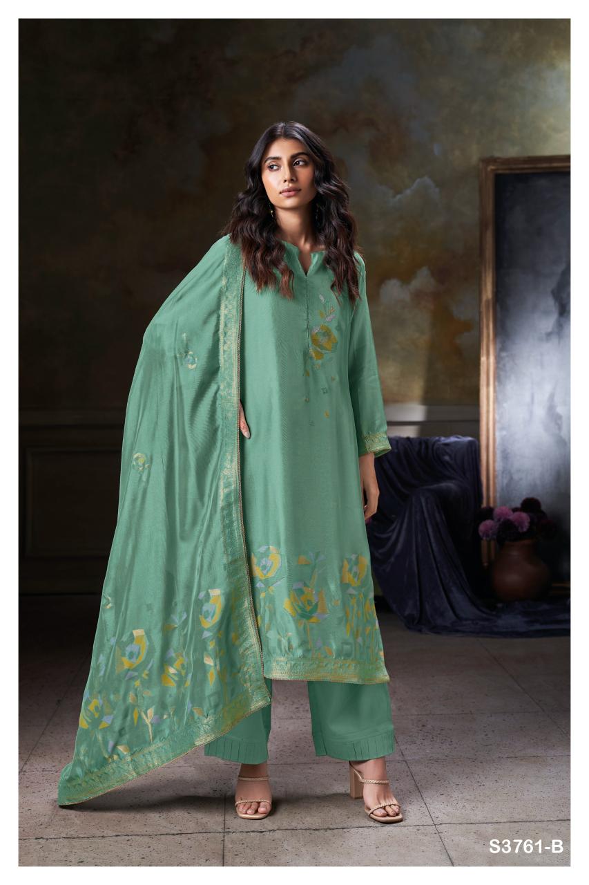 Ganga Vayla 3761 catalog salwar kameez material wholesale in mumbai