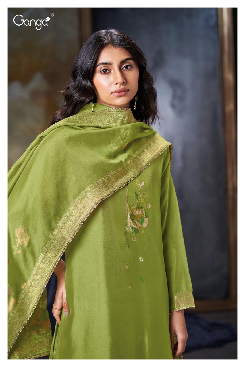 Ganga Vayla 3761 catalog salwar kameez material wholesale in mumbai