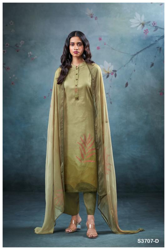 Ganga Vrinda 3707 catalog unstitched salwar kameez wholesalers uk