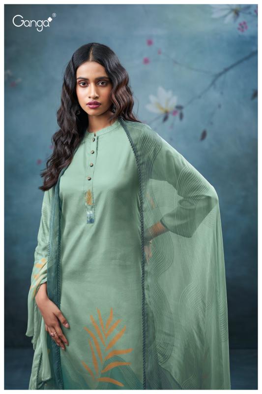 Ganga Vrinda 3707 catalog unstitched salwar kameez wholesalers uk