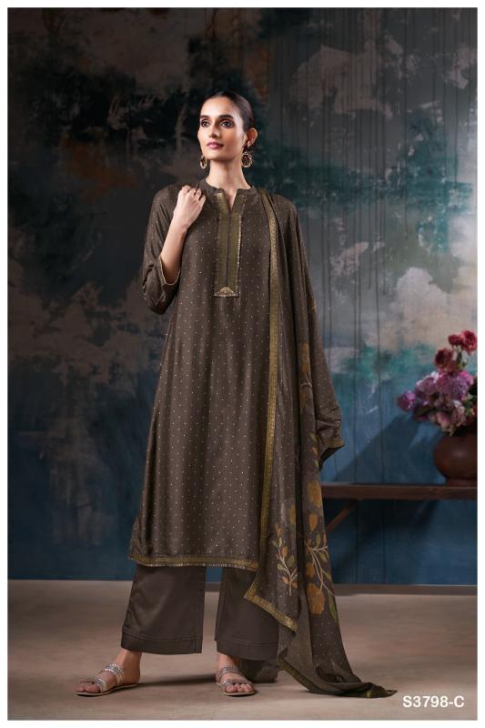 Ganga Vrisya 3798 catalog wholesale salwar kameez india surat