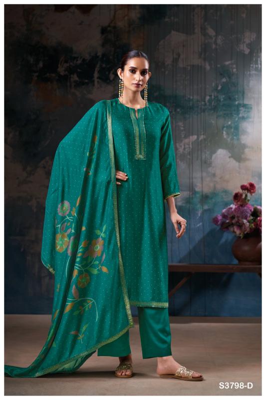 Ganga Vrisya 3798 catalog wholesale salwar kameez india surat