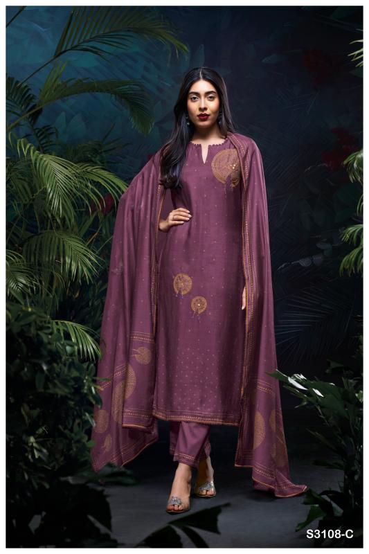 Ganga Yuktha 3108 catalog chennai salwar kameez wholesaler