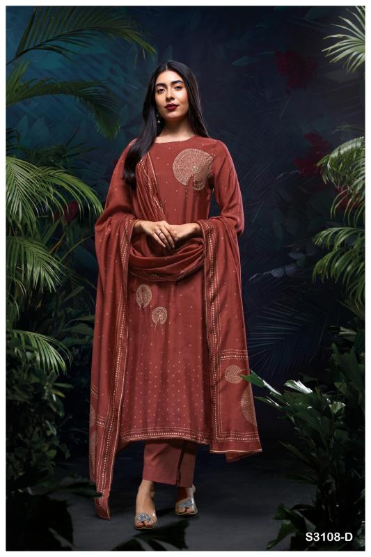 Ganga Yuktha 3108 catalog chennai salwar kameez wholesaler