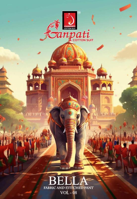 Ganpati Bella Vol-8 – Kurti Pant With Dupatta - Wholesale Catalog