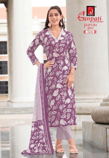 Ganpati Jaipuri Vol-15 – Kurti Pant With Dupatta - Wholesale Catalog