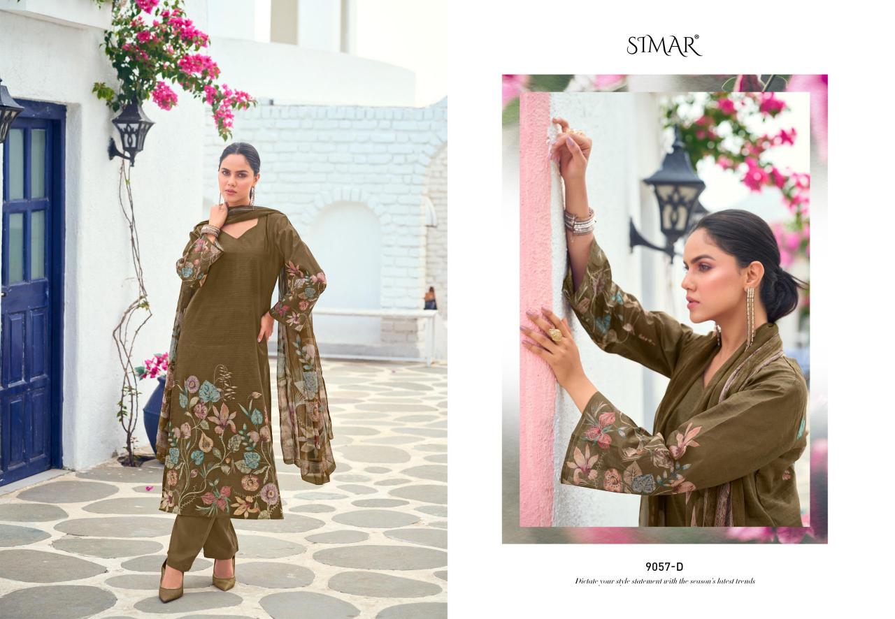 Glossy Simar Roslee catalog pakistani wholesale salwar kameez in karachi