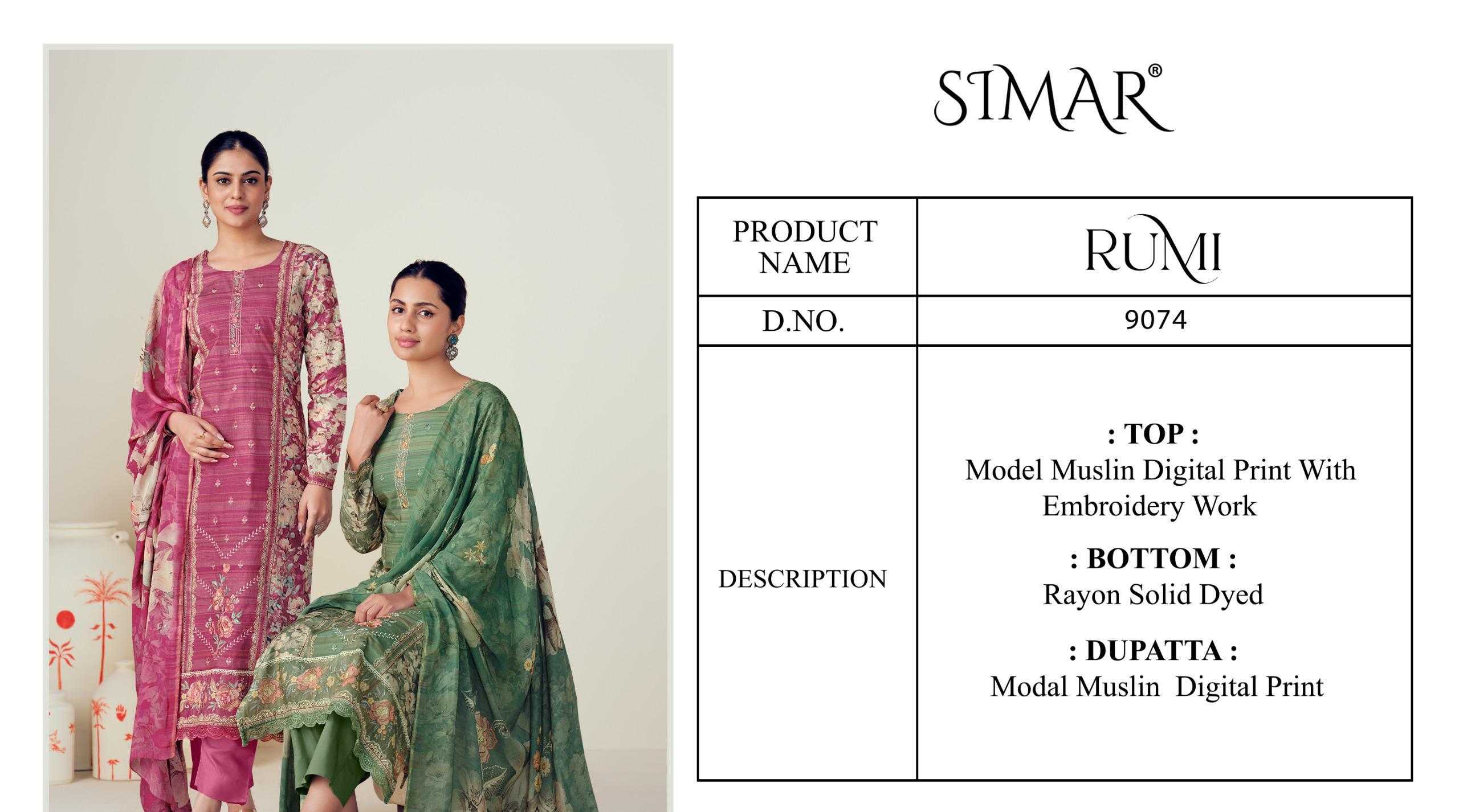 Glossy Simar Rumi catalog mumbai wholesale salwar kameez