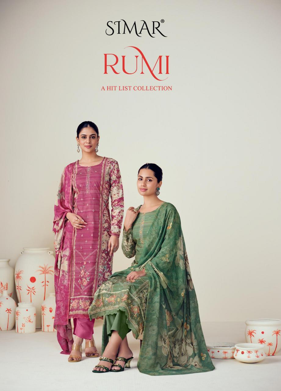 Glossy Simar Rumi catalog mumbai wholesale salwar kameez