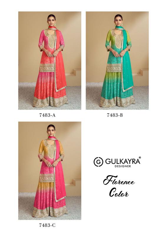 Gulkayra Florence Color catalog wholesale designer salwar kameez in surat 