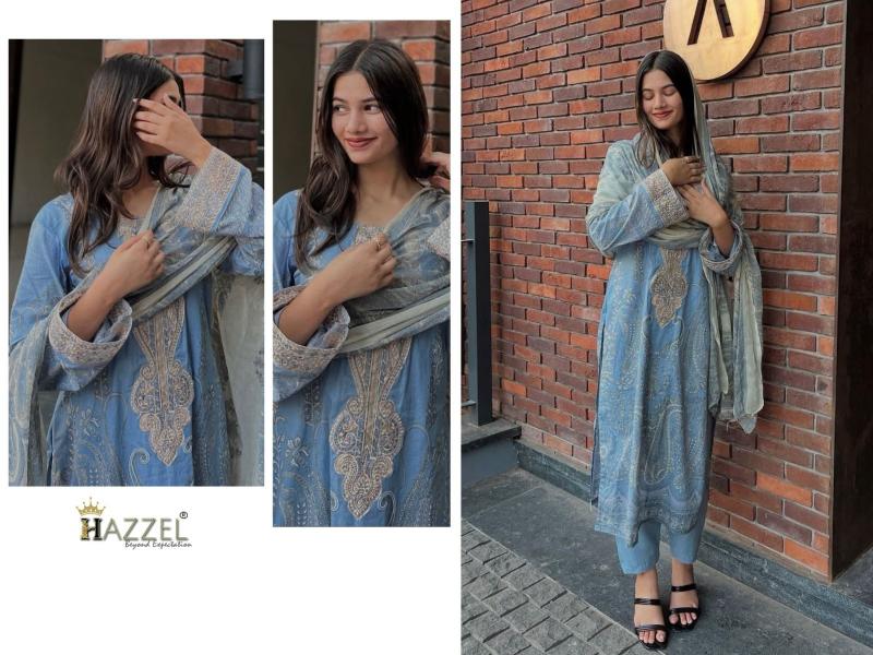 Hazzel 0337 catalog wholesale pakistani suits in hyderabad