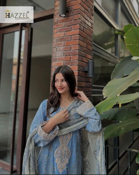 Hazzel 0337 catalog wholesale pakistani suits in hyderabad