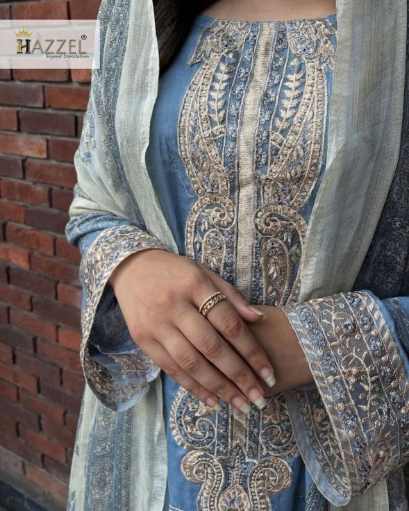 Hazzel 0337 catalog wholesale pakistani suits in hyderabad